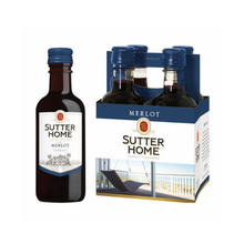  SUTTER HOME MERLOT 4PK 187ML