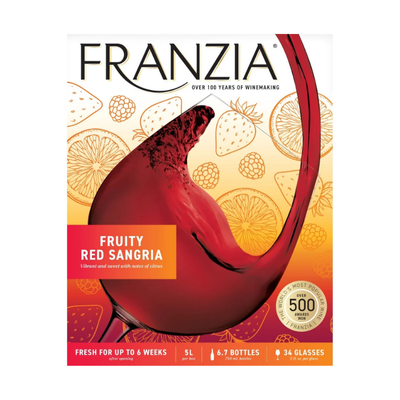 FRANZIA FRUITY RED SANGRIA5LTR
