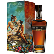  Iconos de Mexico Mayan Misticism Wooden Box Anejo 750ML