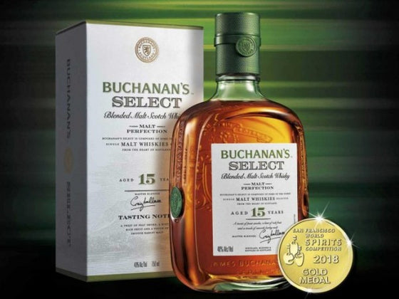 Buchanan's Select 15 Years Old Blended Malt Scotch Whisky 750ML